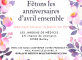 Les Anniversaires d'Avril ! Les Jardins Médicis Belley
